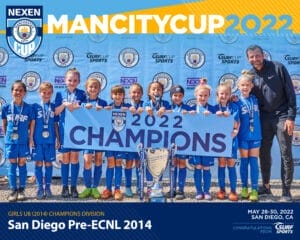 Man City Cup 2022 Success - San Diego Surf Soccer Club