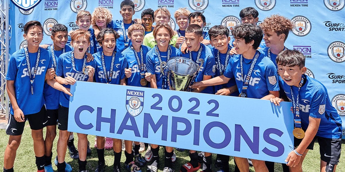 Man City Cup 2022 Success San Diego Surf Soccer Club