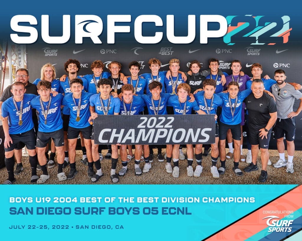 2022 Surf Cup Success San Diego Surf Soccer Club