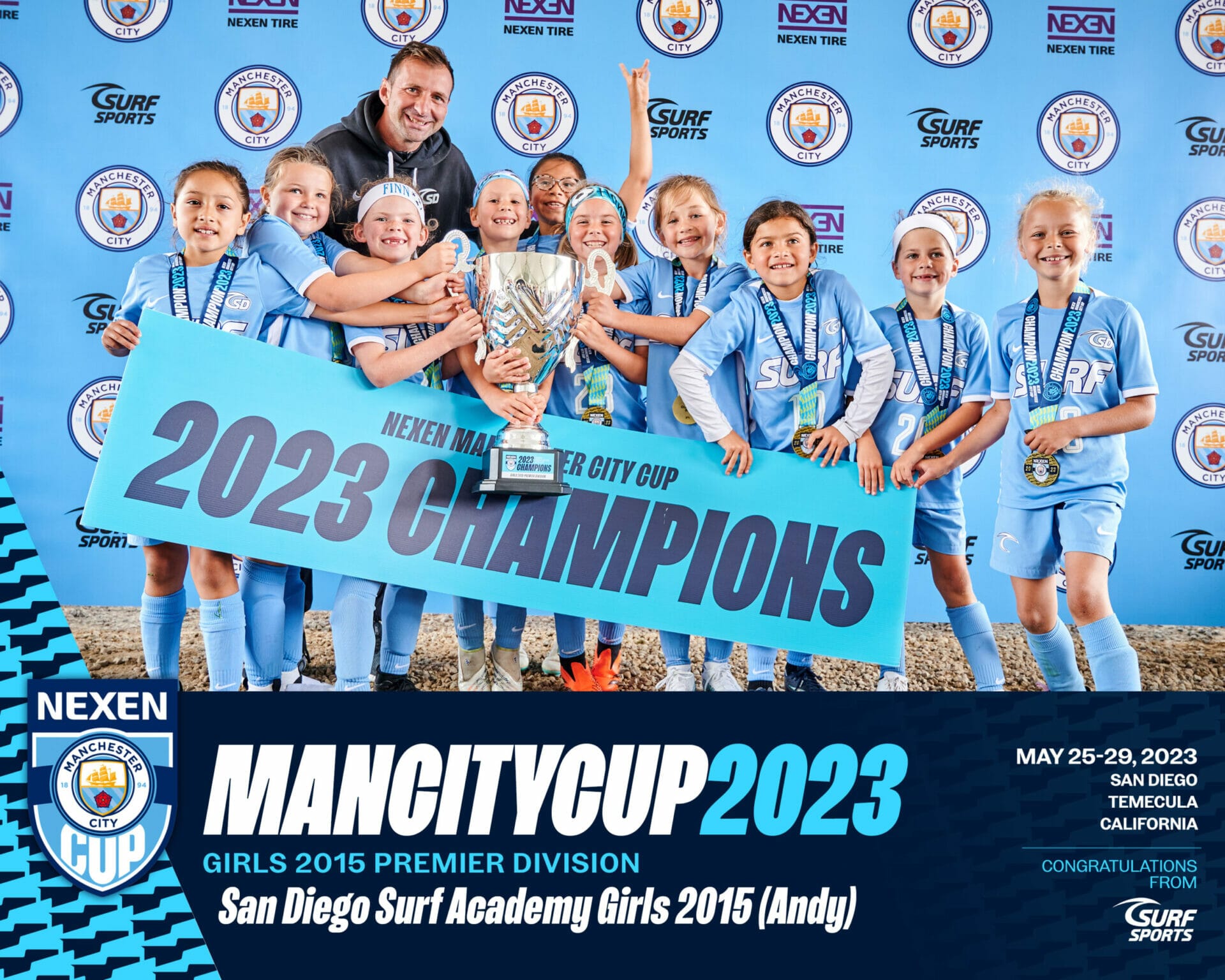 Man City Cup 2022 Success - San Diego Surf Soccer Club